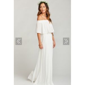 SHOW ME YOUR MUMU white maxi dress